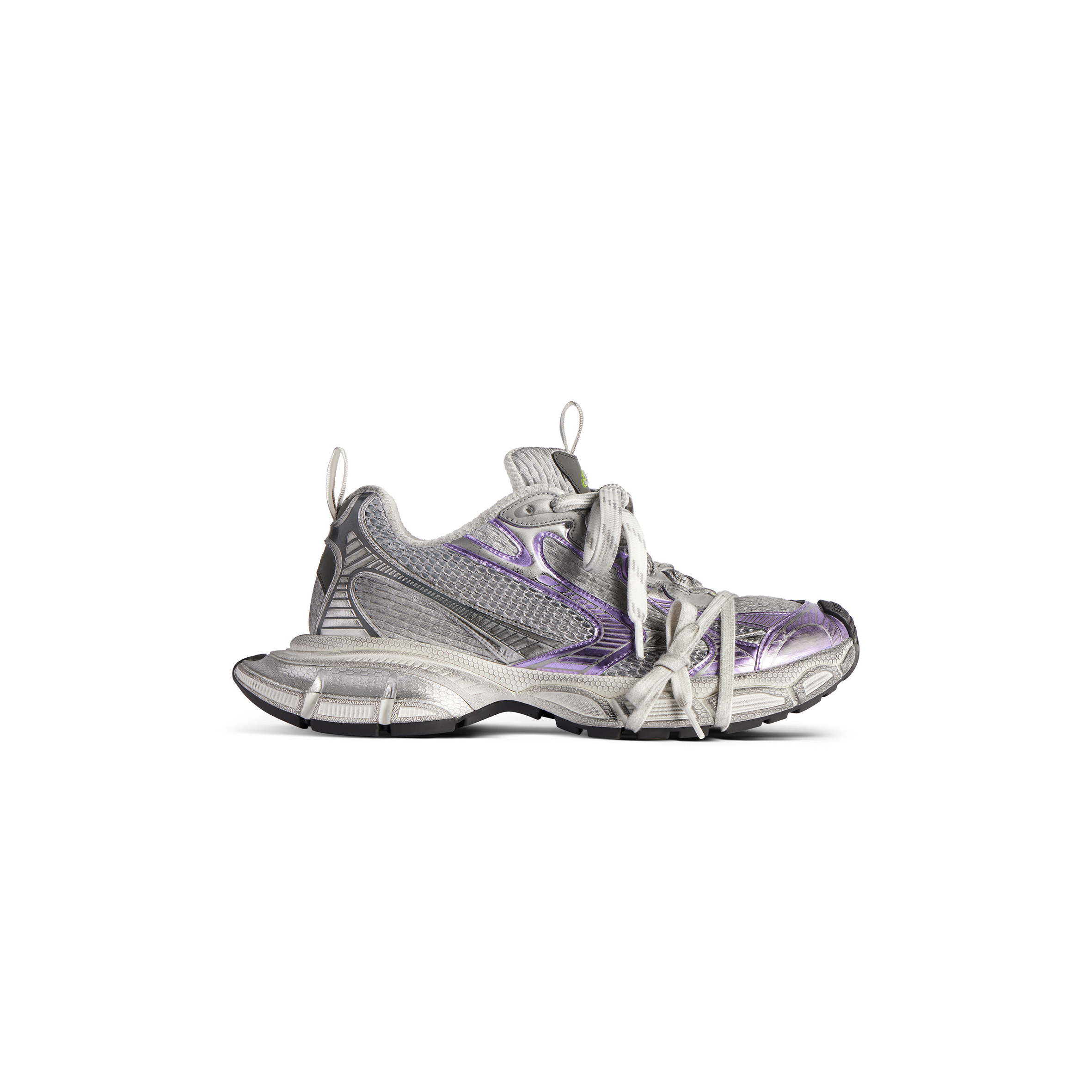 Ba*len*cia*ga women''s 3xl sneaker in grey purple white 734731w3xl51259